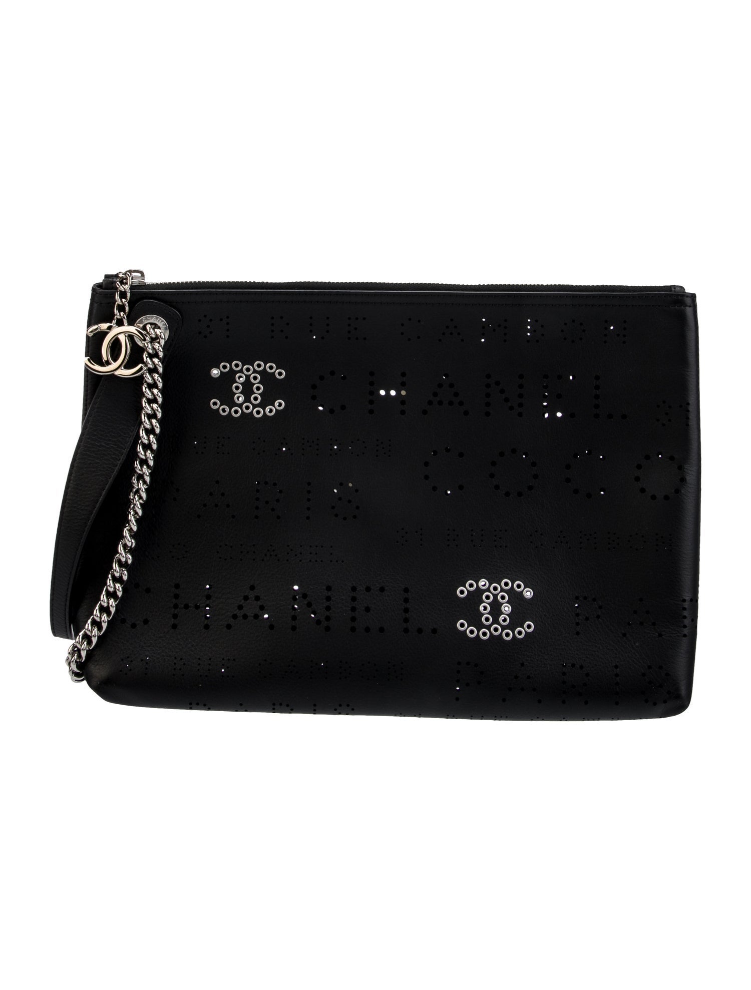 Chanel Eyelet Clutch
