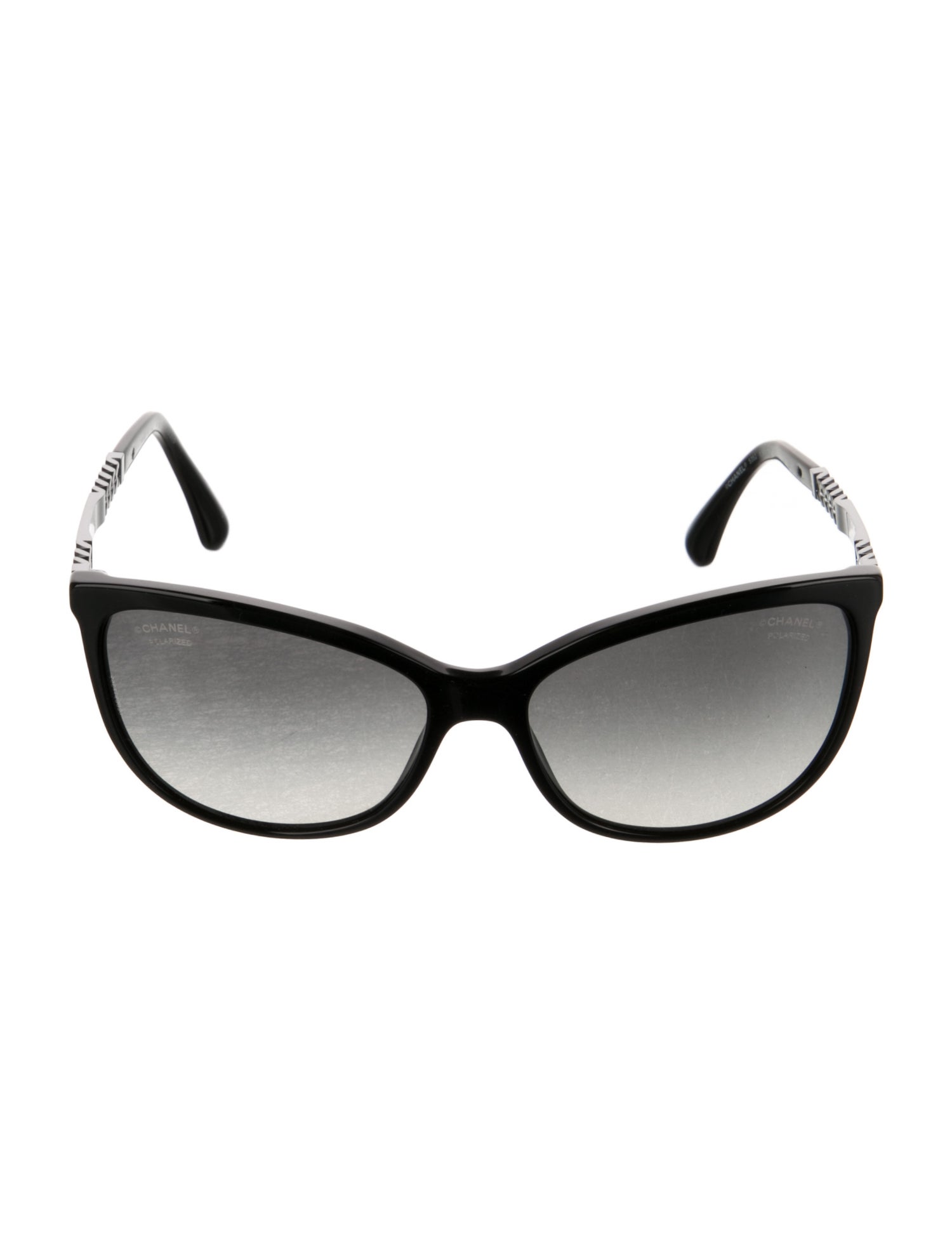 Chanel Chain-Link Accent Cat-Eye Sunglasses