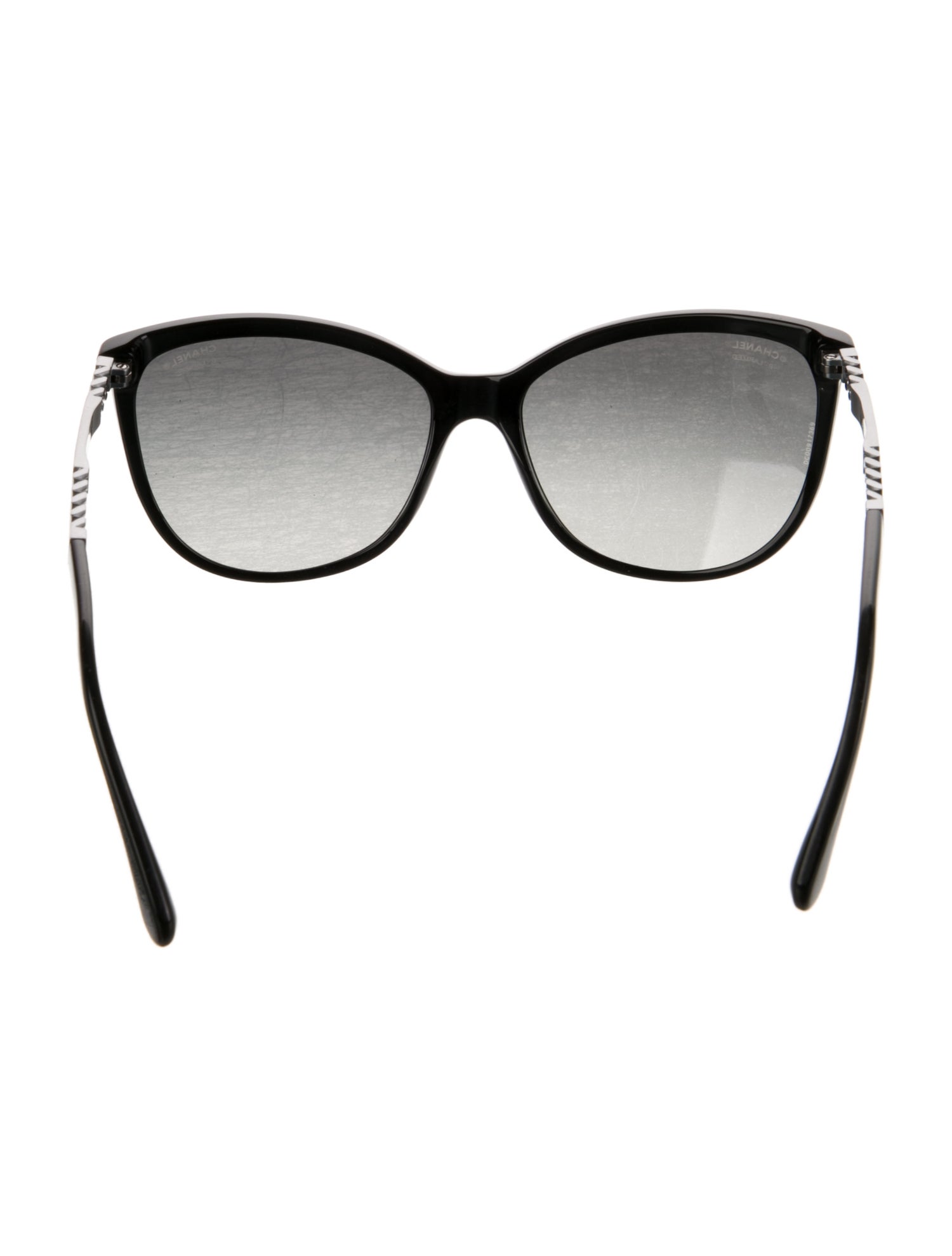 Chanel Chain-Link Accent Cat-Eye Sunglasses