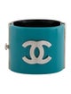 Chanel Resin CC Hinged Bangle