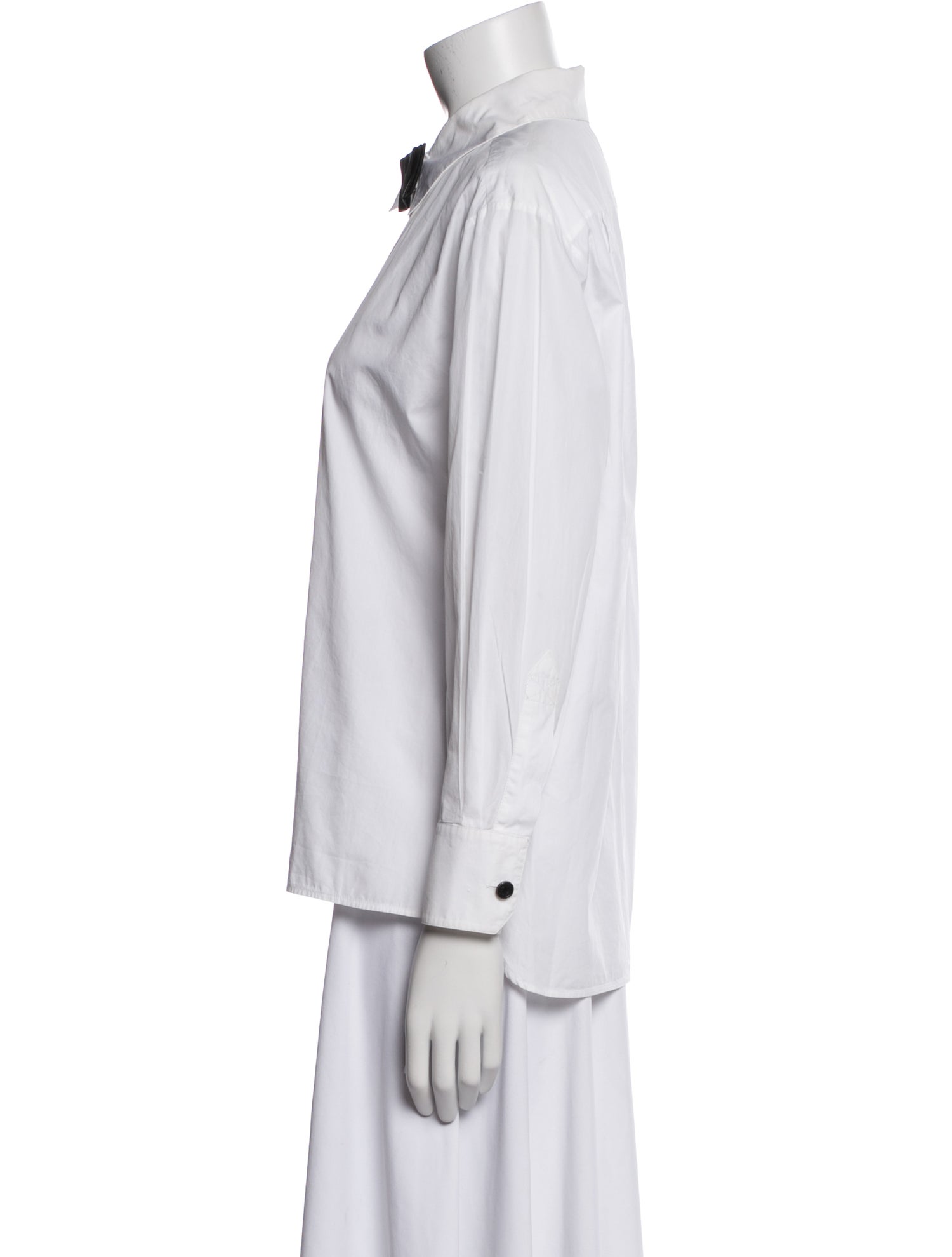 Chanel 2013 Long Sleeve Button-Up Top