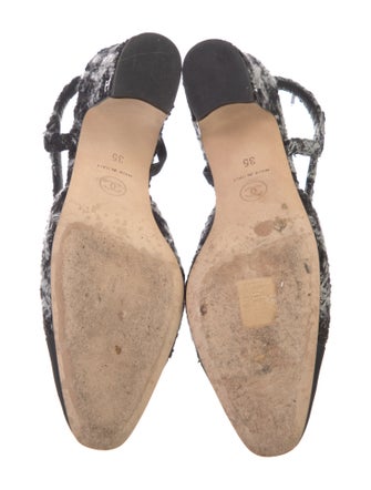 Chanel 2022 Interlocking CC Logo Slingback Pumps