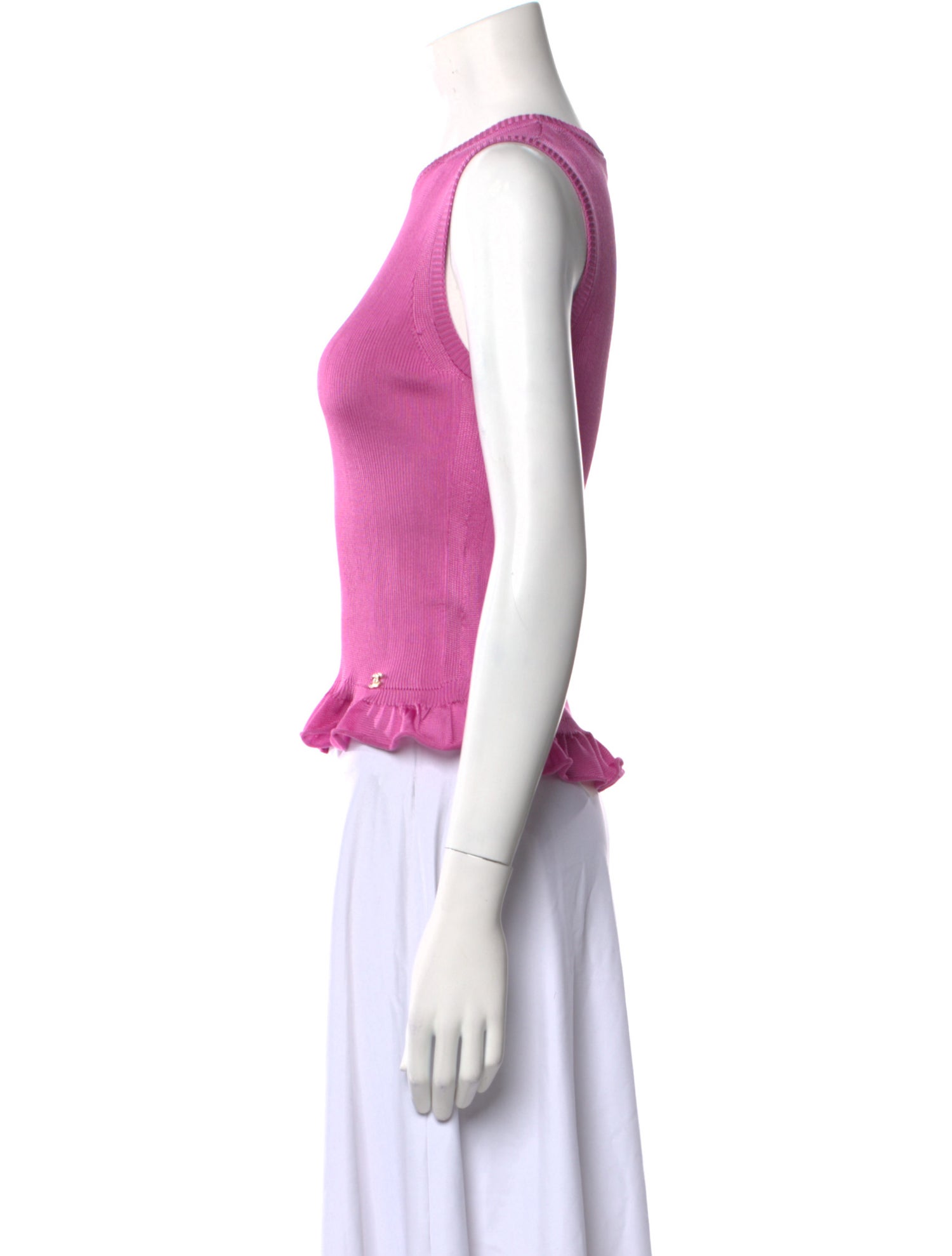 Chanel 2023 Silk Crop Top