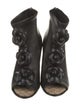 Chanel Interlocking CC Logo Leather Boots