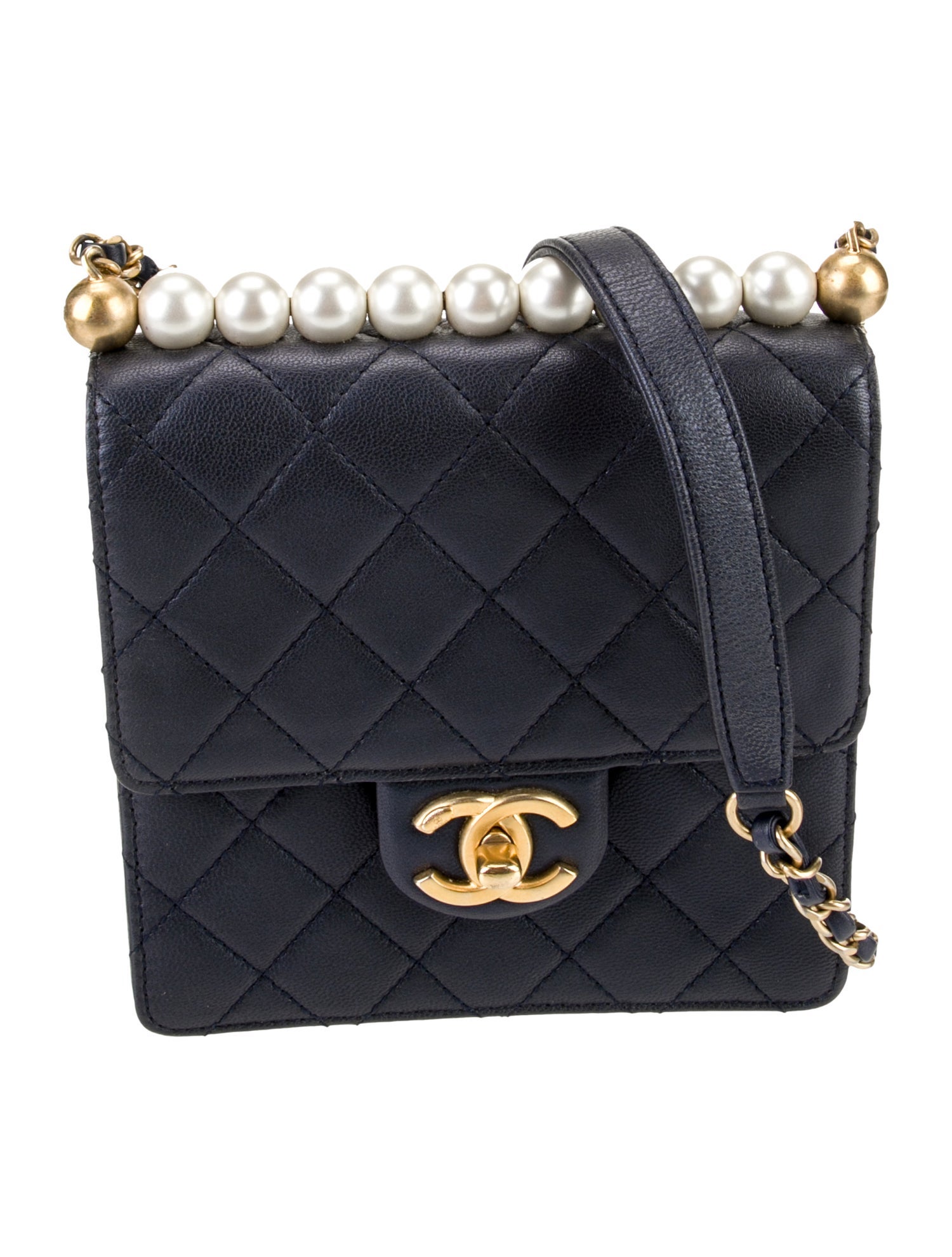 Chanel Small Chic Pearls Flap Bag
