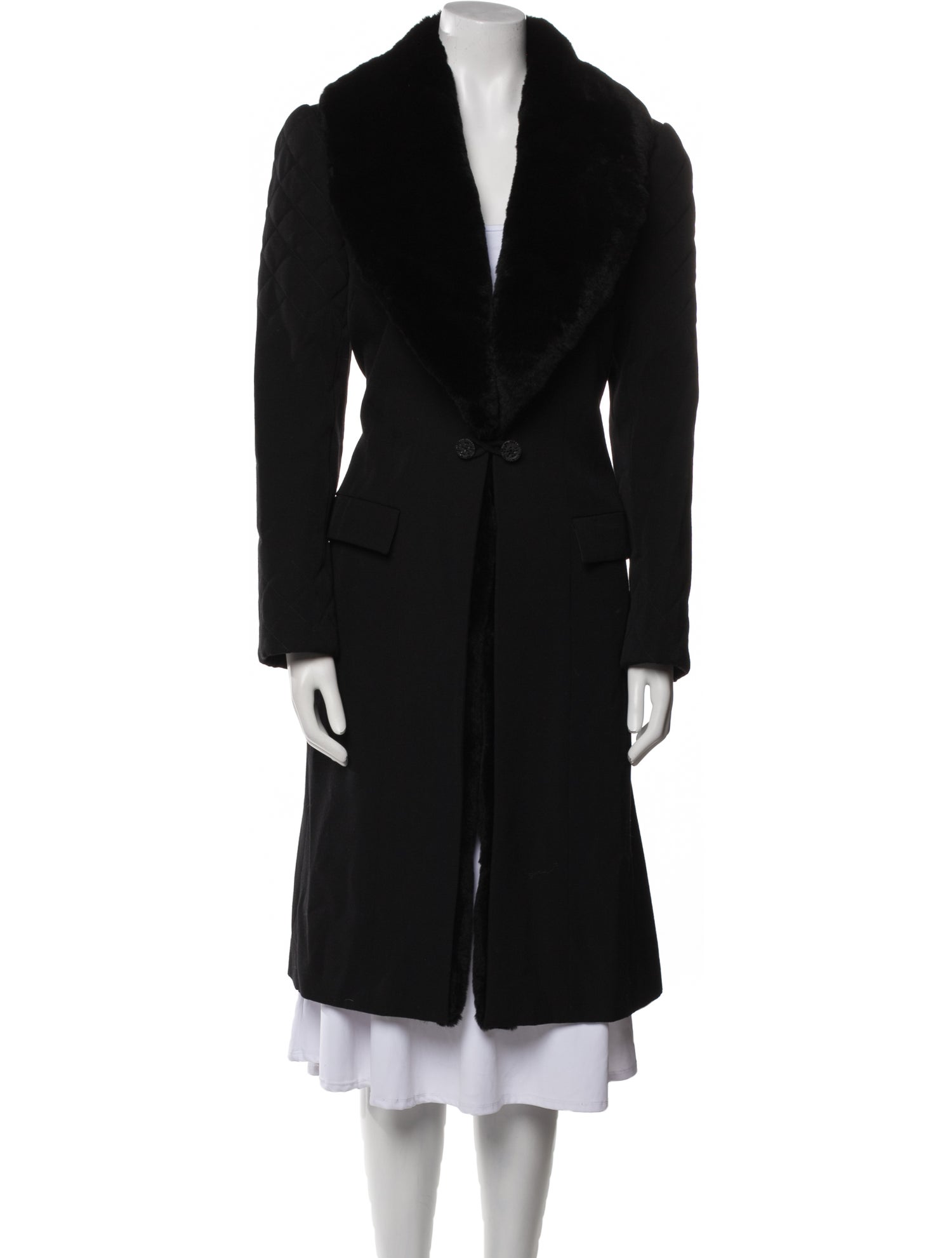 Chanel Vintage 2006 Faux Fur Coat