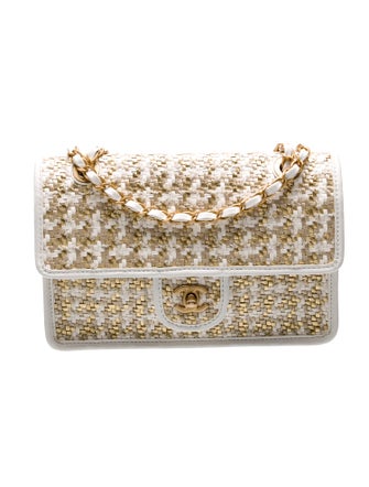Chanel Medium Woven Single Flap Bag