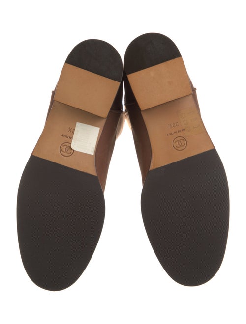 Chanel Interlocking CC Logo Nubuck Riding Boots