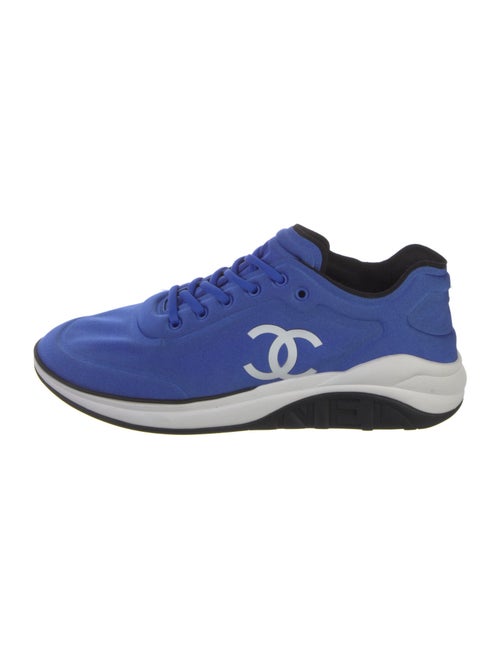 Chanel Interlocking CC Logo Neoprene Sneakers