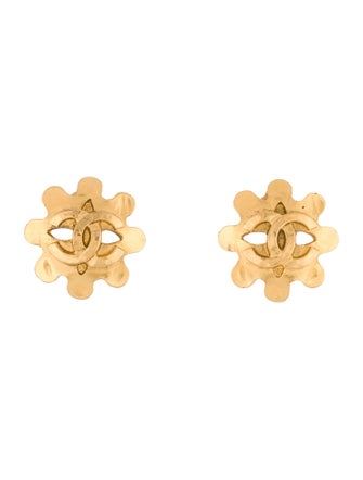Chanel Vintage CC Clip-On Earrings