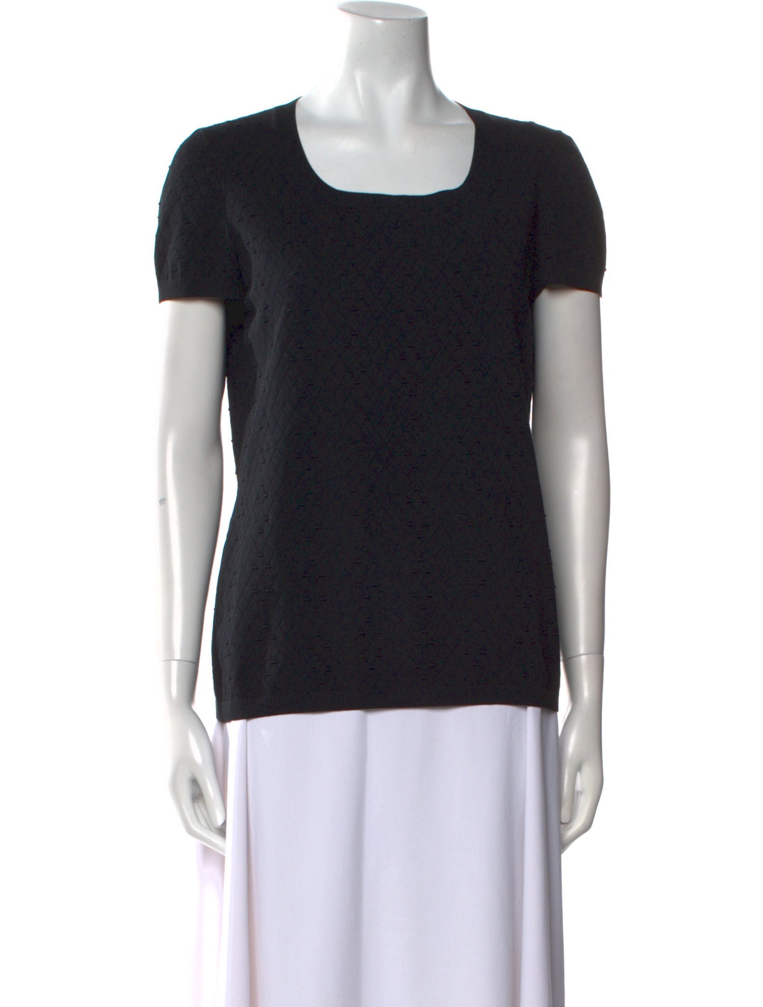 Chanel 2014 Square Neckline T-Shirt