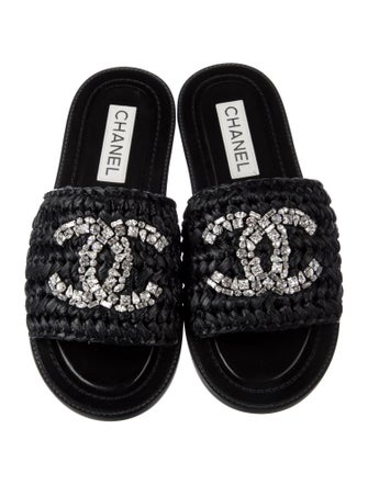 Chanel 2023 Interlocking CC Logo Slides