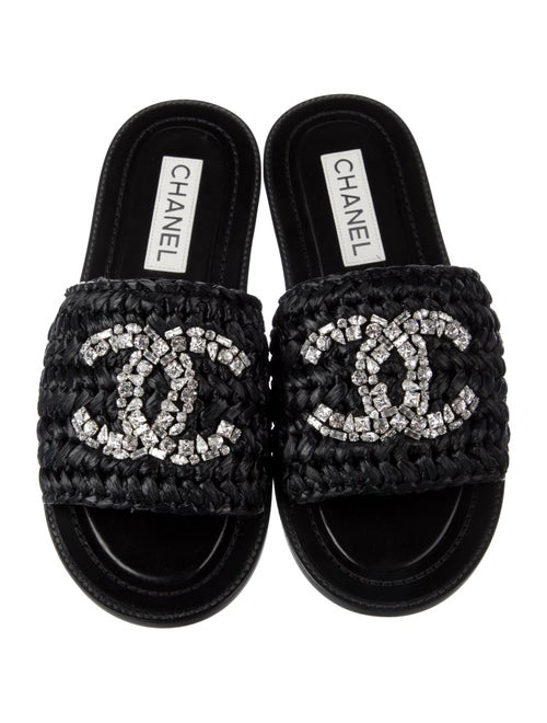Chanel 2023 Interlocking CC Logo Slides