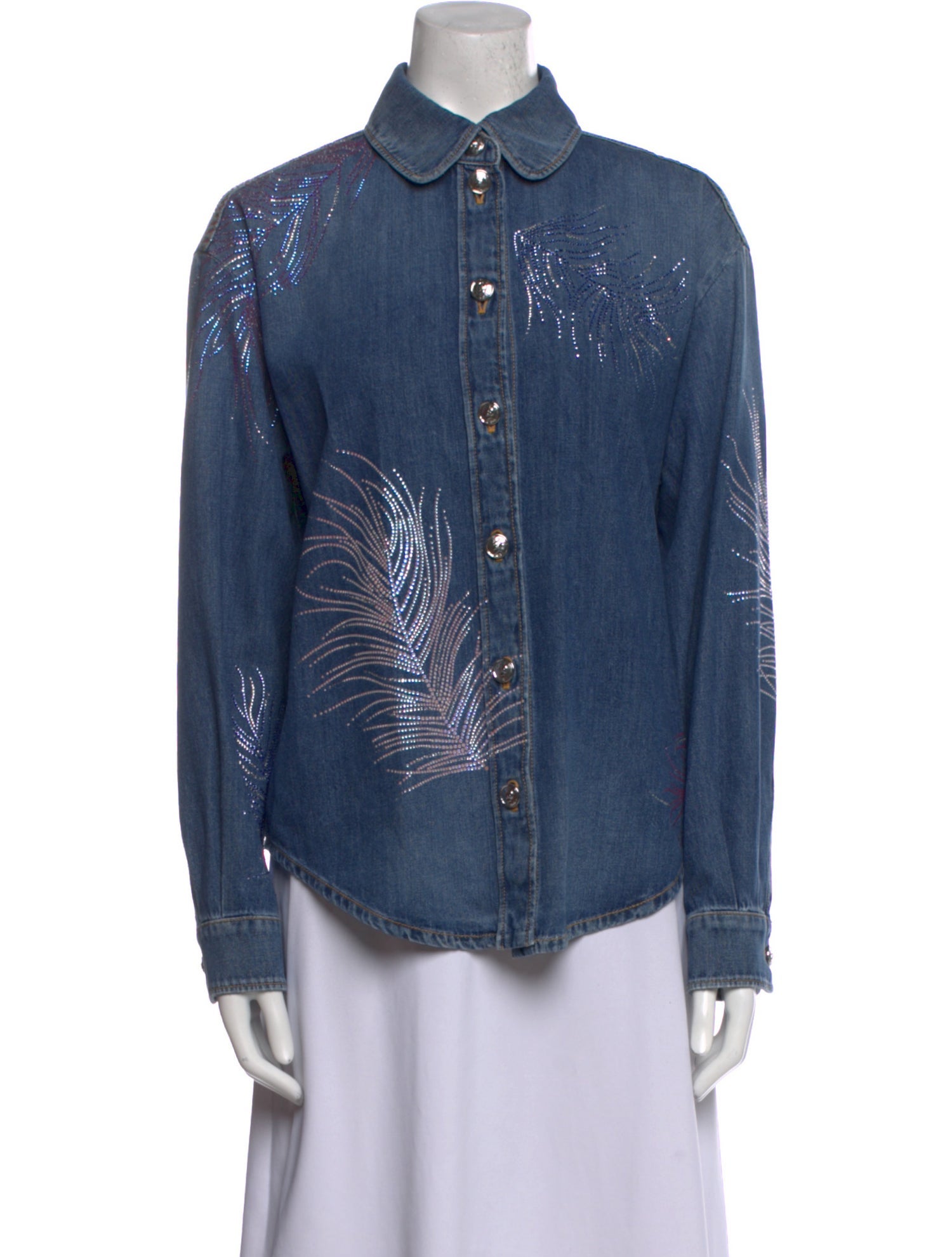 Chanel 2025 Long Sleeve Button-Up Top