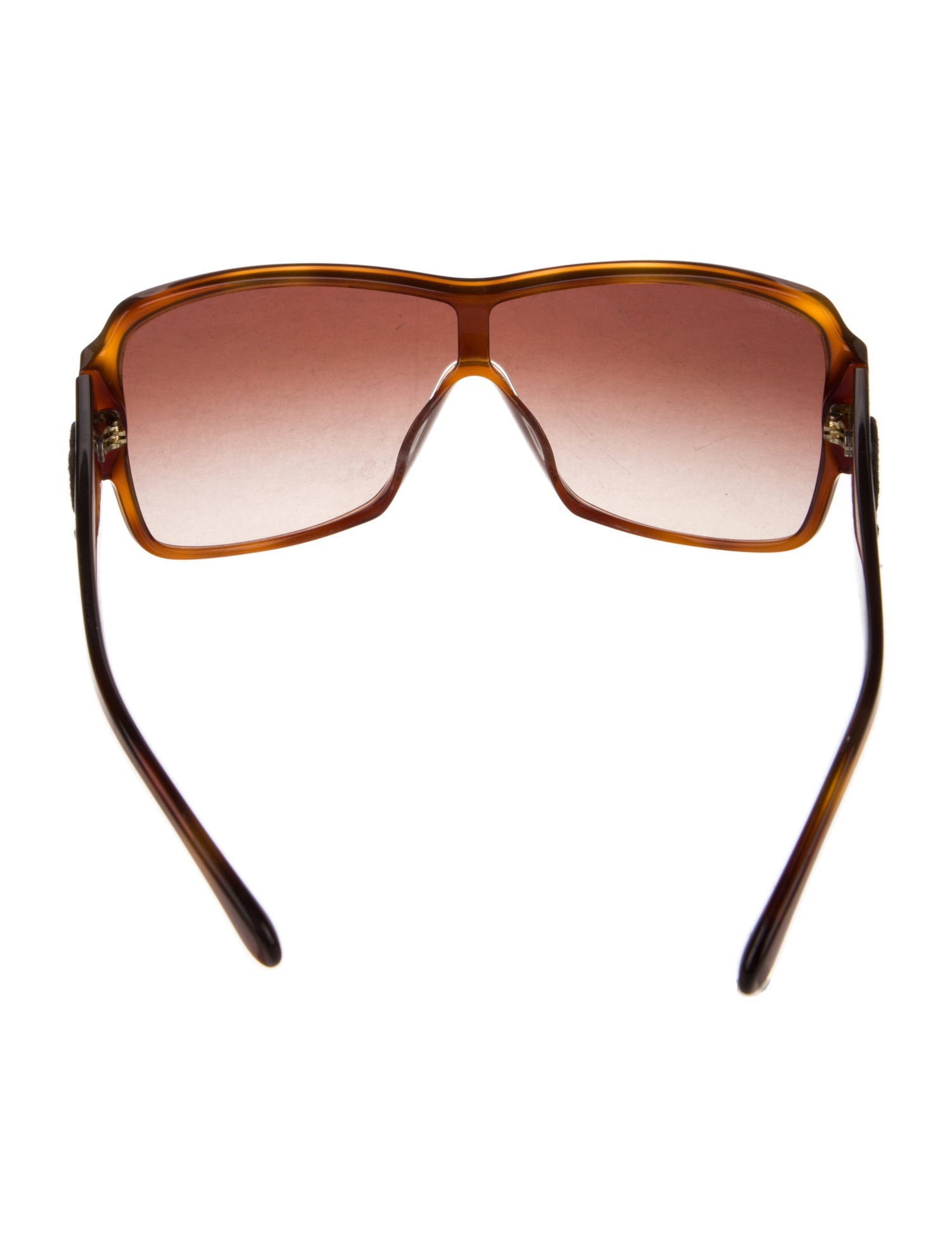 Chanel Interlocking CC Logo Shield Sunglasses