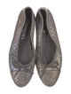 Chanel Interlocking CC Logo Python Ballet Flats