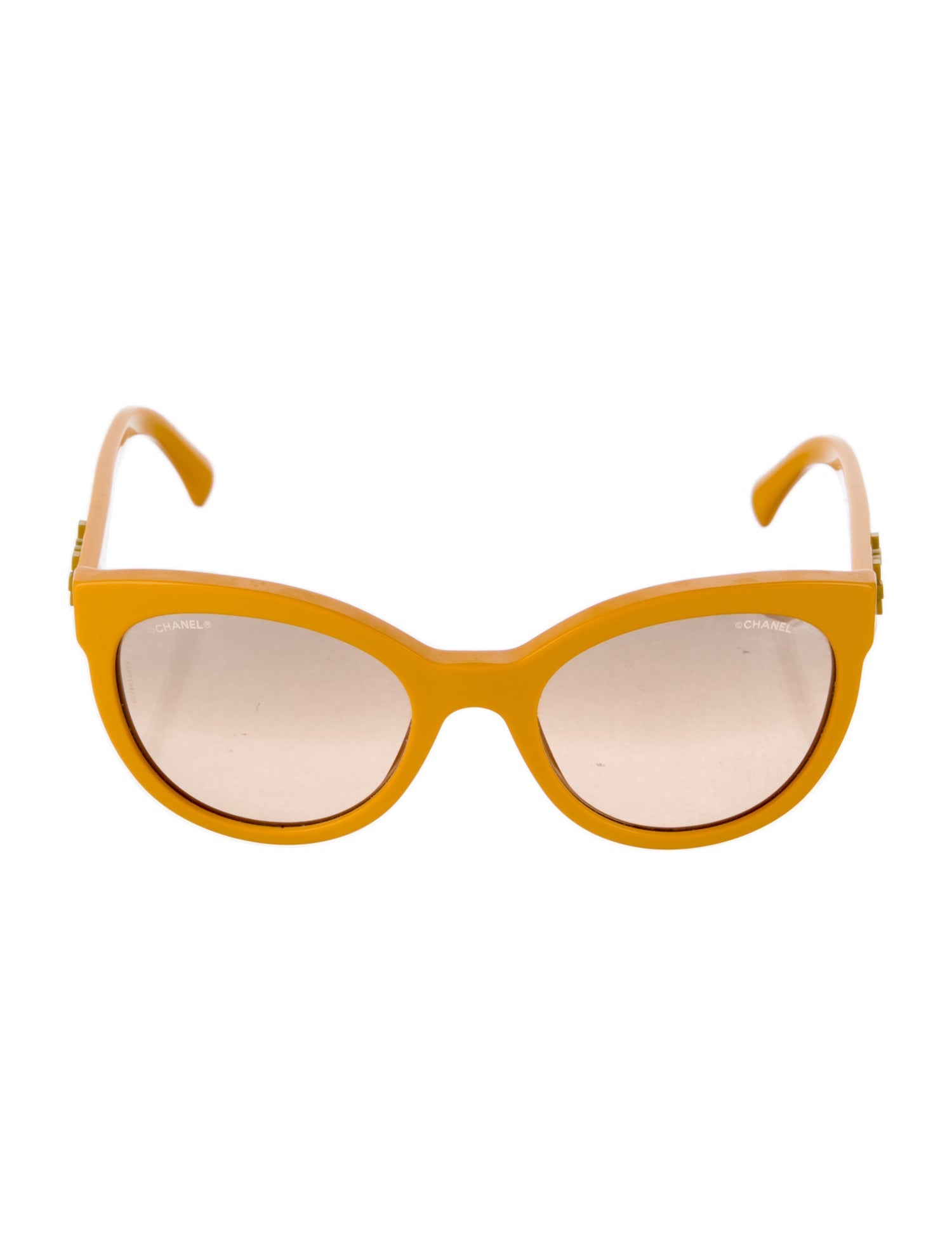 Chanel Interlocking CC Logo Cat-Eye Sunglasses