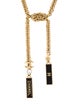Chanel 2023 Strass 'CHANEL' Lavalier Necklace