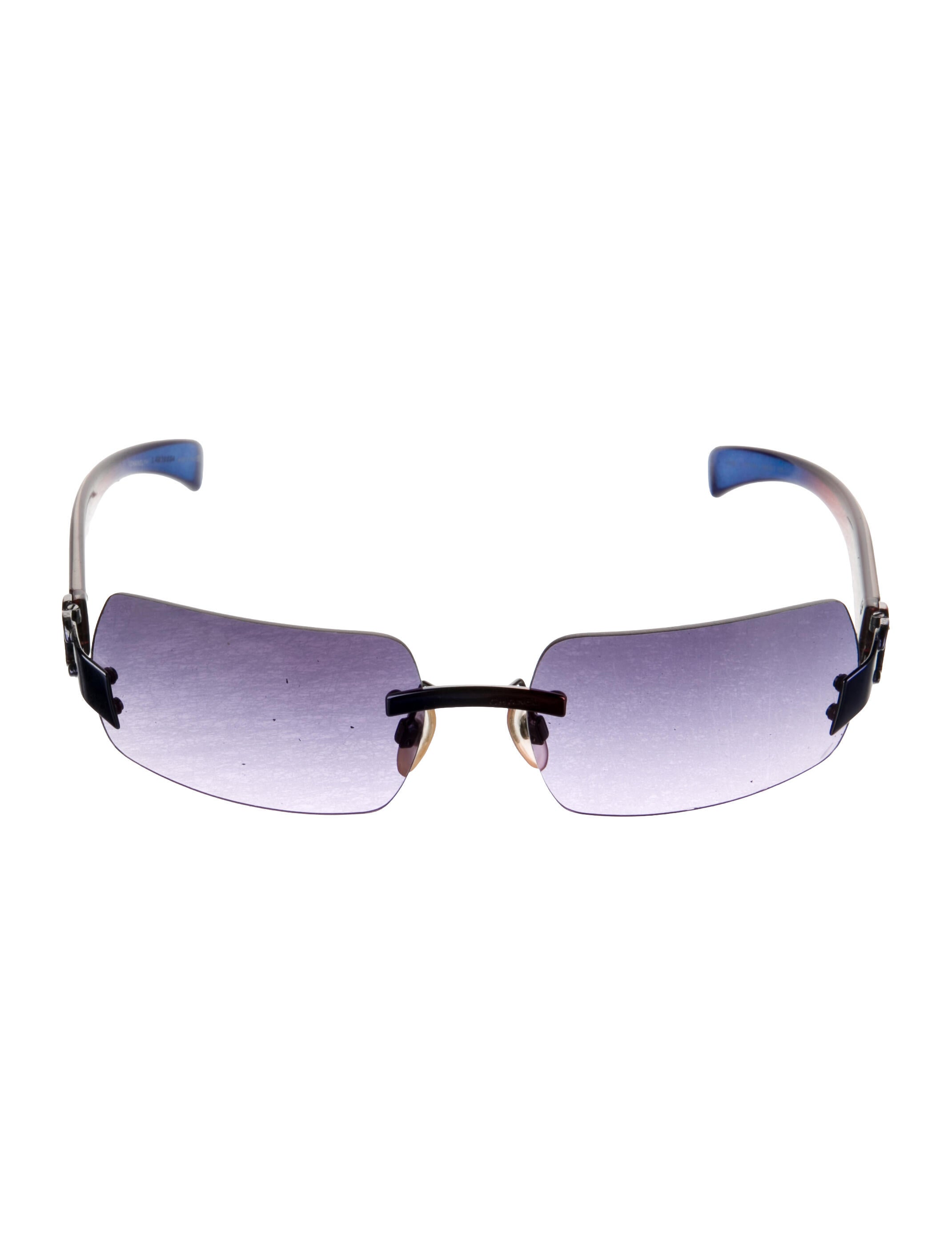 Chanel Vintage Interlocking CC Logo Sunglasses