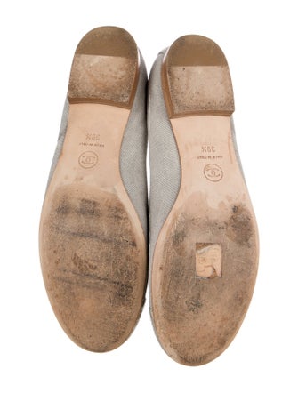 Chanel 2015 Interlocking CC Logo Ballet Flats