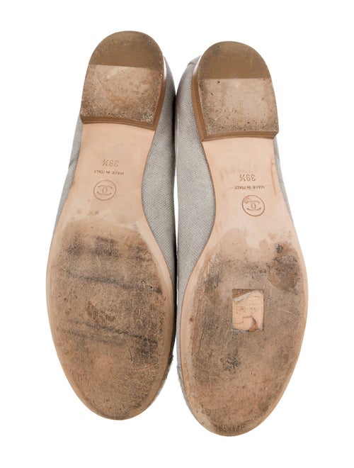 Chanel 2015 Interlocking CC Logo Ballet Flats