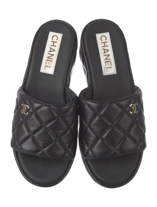 Chanel 2023 Interlocking CC Logo Slides