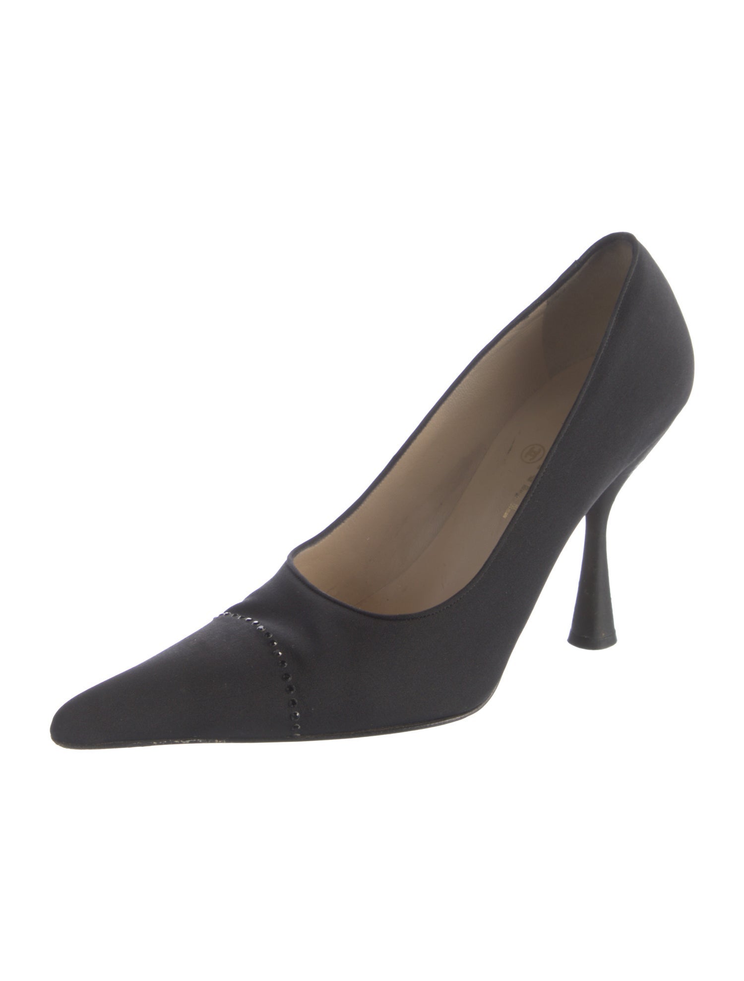 Chanel Interlocking CC Logo Nylon Pumps