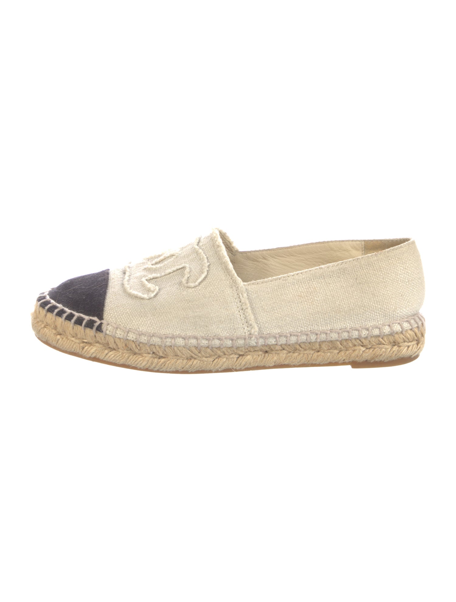 Chanel Vintage Interlocking CC Logo Espadrilles