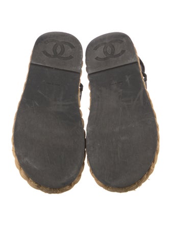 Chanel Interlocking CC Logo Mesh Espadrilles