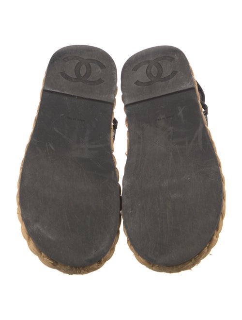 Chanel Interlocking CC Logo Mesh Espadrilles
