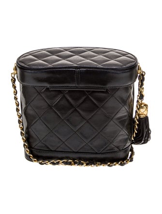 Chanel Quilted CC Bucket Bag