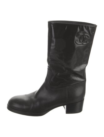 Chanel 2021 Leather Moto Boots