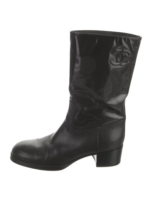 Chanel 2021 Leather Moto Boots
