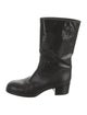 Chanel 2021 Leather Moto Boots