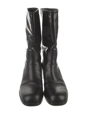 Chanel 2021 Leather Moto Boots