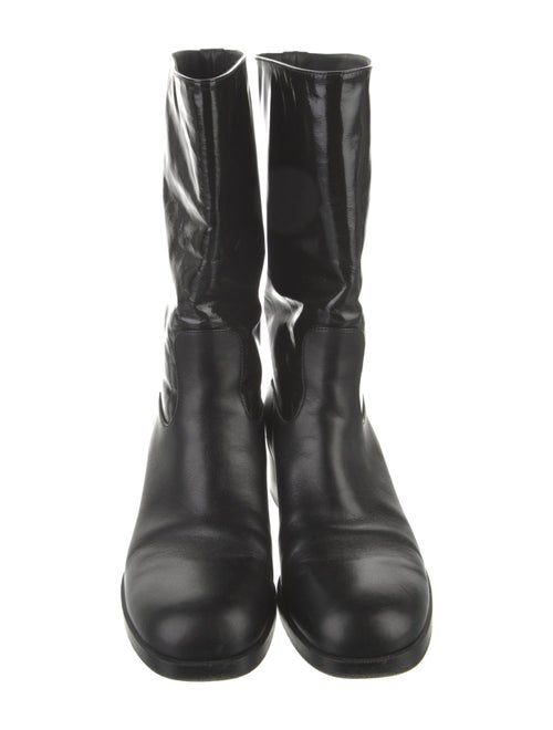 Chanel 2021 Leather Moto Boots
