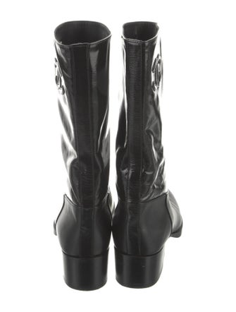 Chanel 2021 Leather Moto Boots