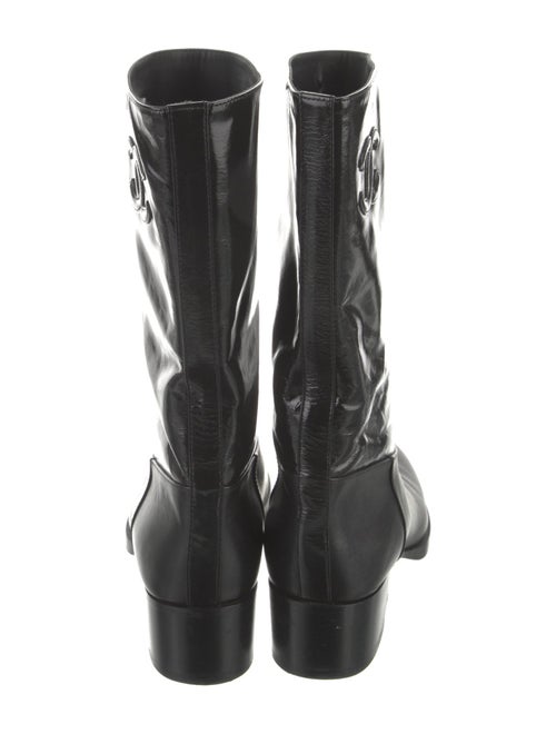 Chanel 2021 Leather Moto Boots