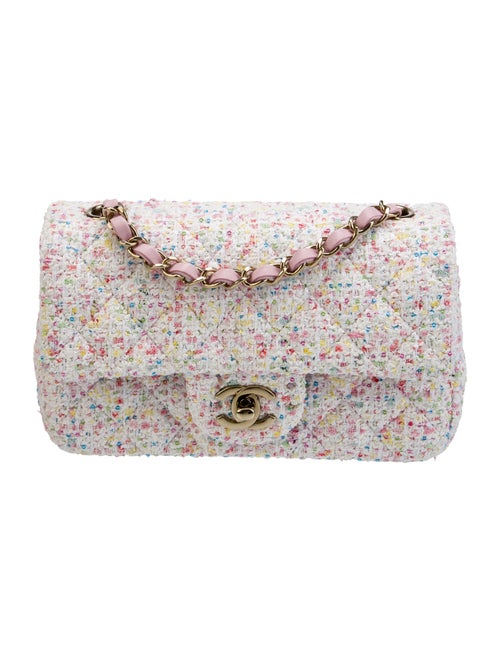 Chanel Rectangular Mini Fantasy Tweed Single Flap Bag