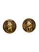 Chanel Vintage Strass Clip-On Earrings