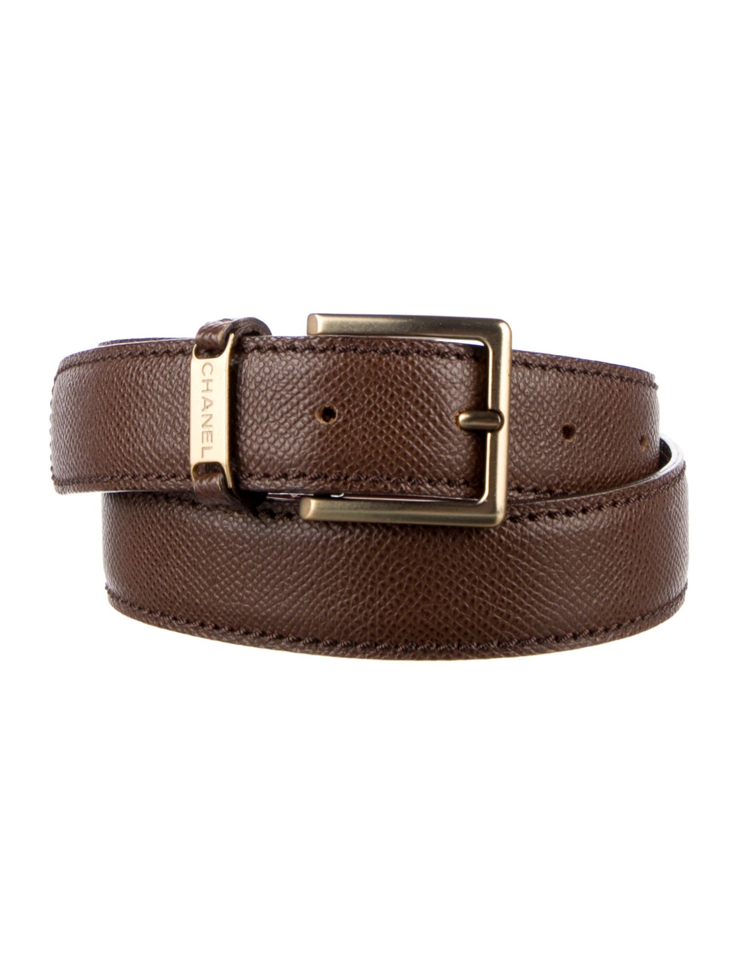 Chanel Vintage Caviar Leather Belt