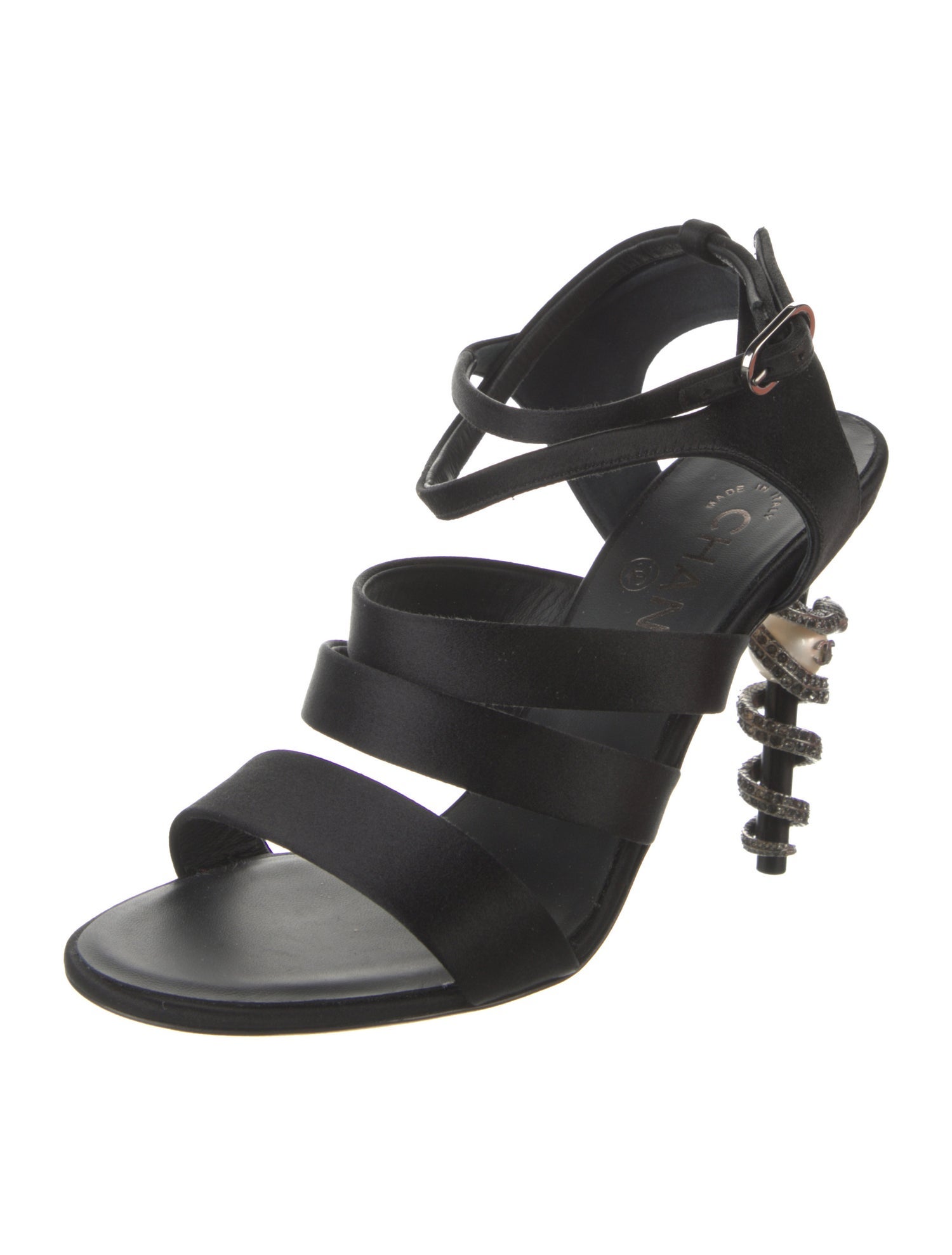 Chanel 2016 Interlocking CC Logo Gladiator Sandals