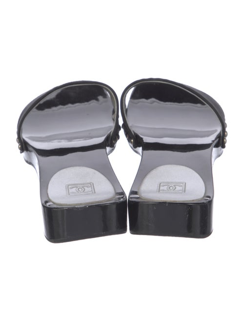 Chanel 2004 Interlocking CC Logo Slides