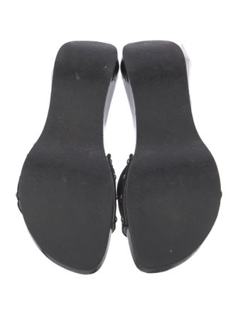 Chanel 2004 Interlocking CC Logo Slides