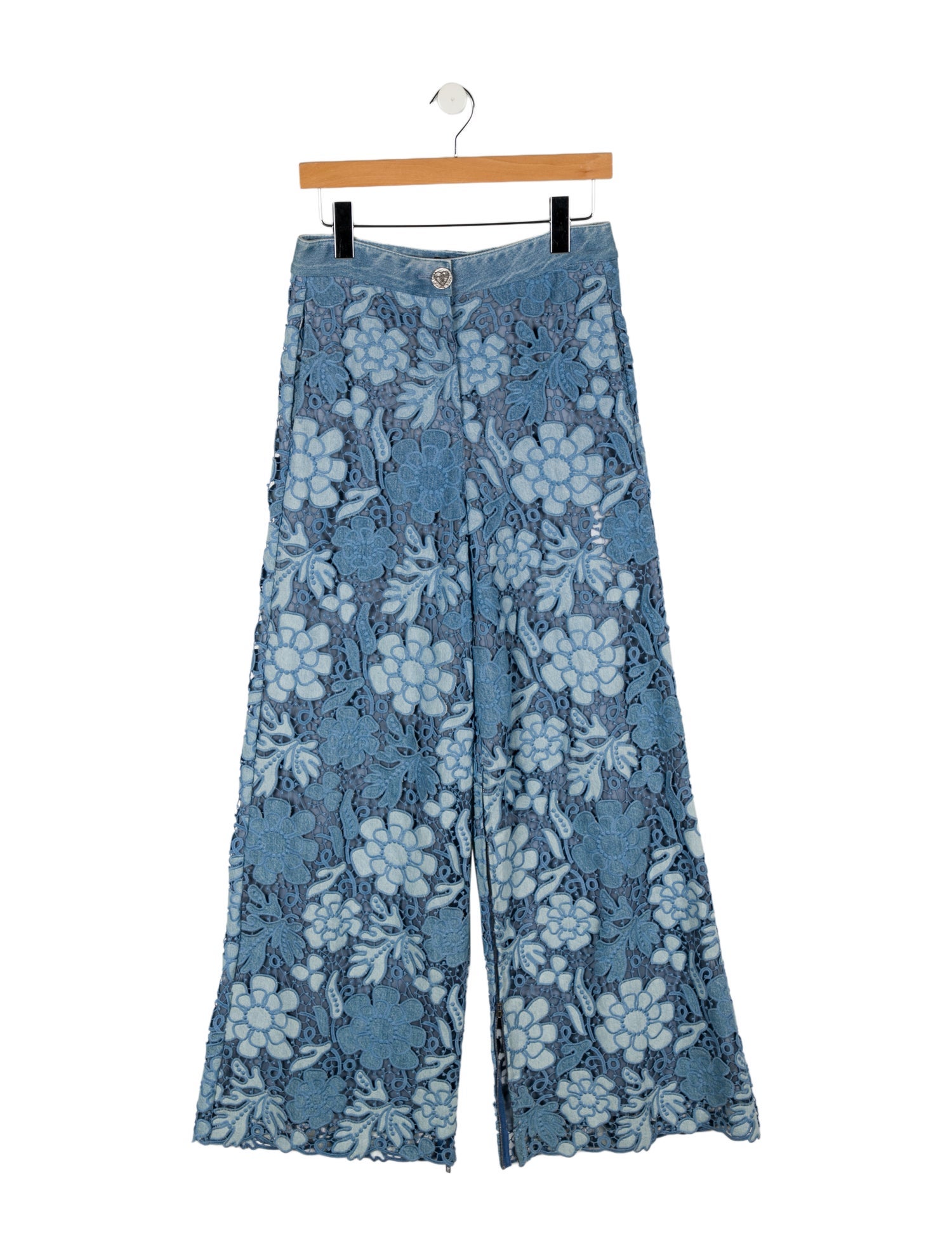 Chanel 2019 Wide Leg Jeans