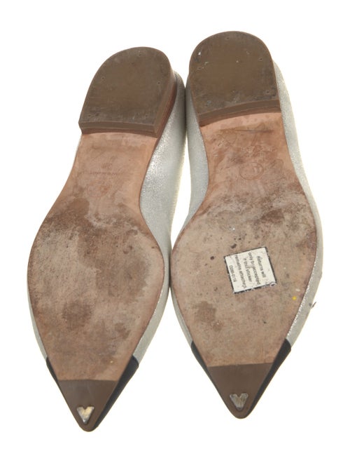 Chanel Interlocking CC Logo Suede Flats