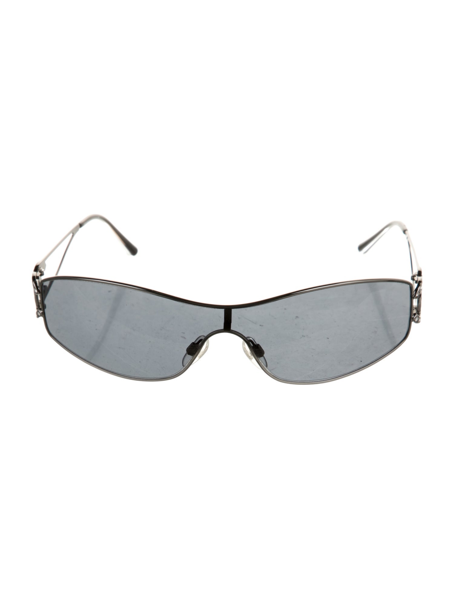 Chanel Interlocking CC Logo Shield Sunglasses