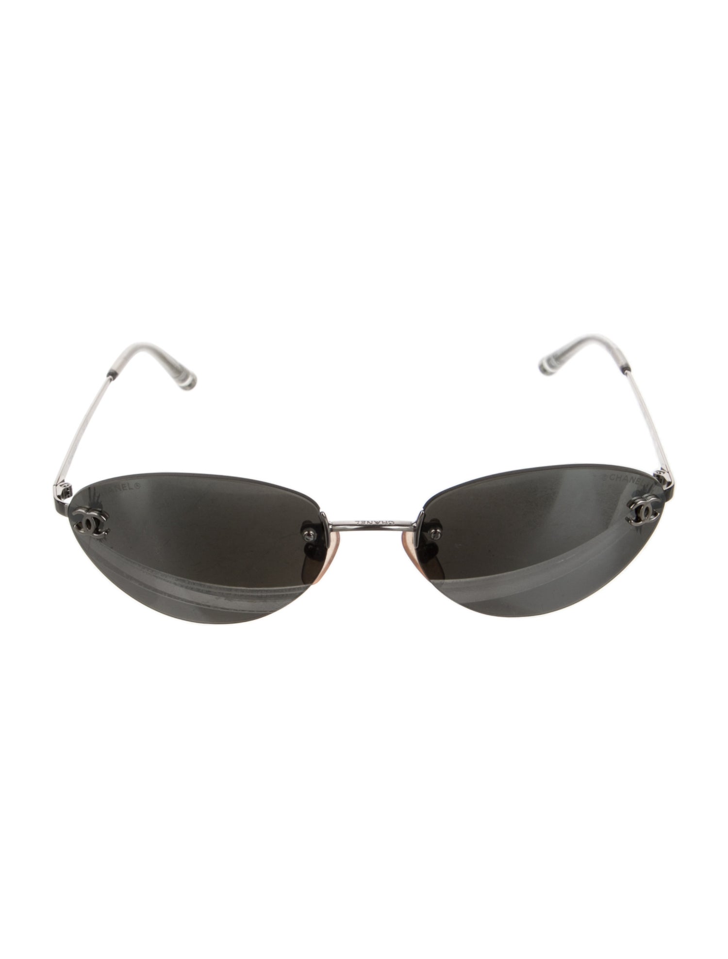 Chanel Interlocking CC Logo Cat-Eye Sunglasses