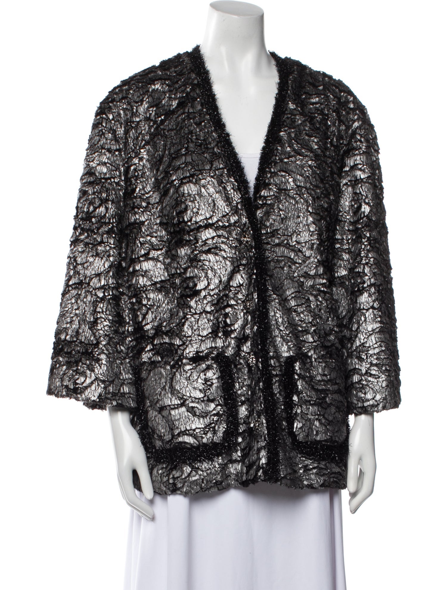 Chanel 2018 Faux Fur Jacket