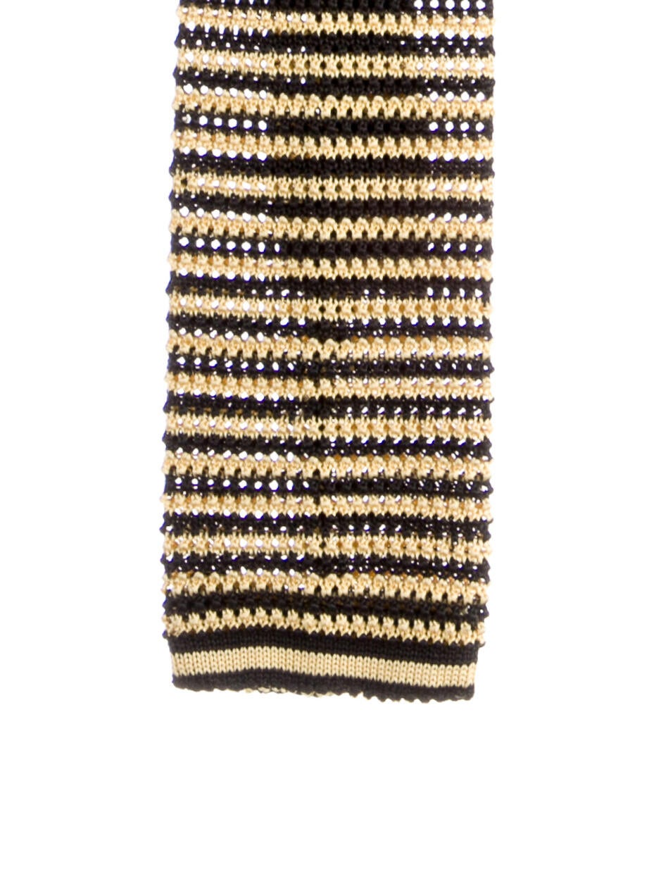 Chanel CC Knit Tie
